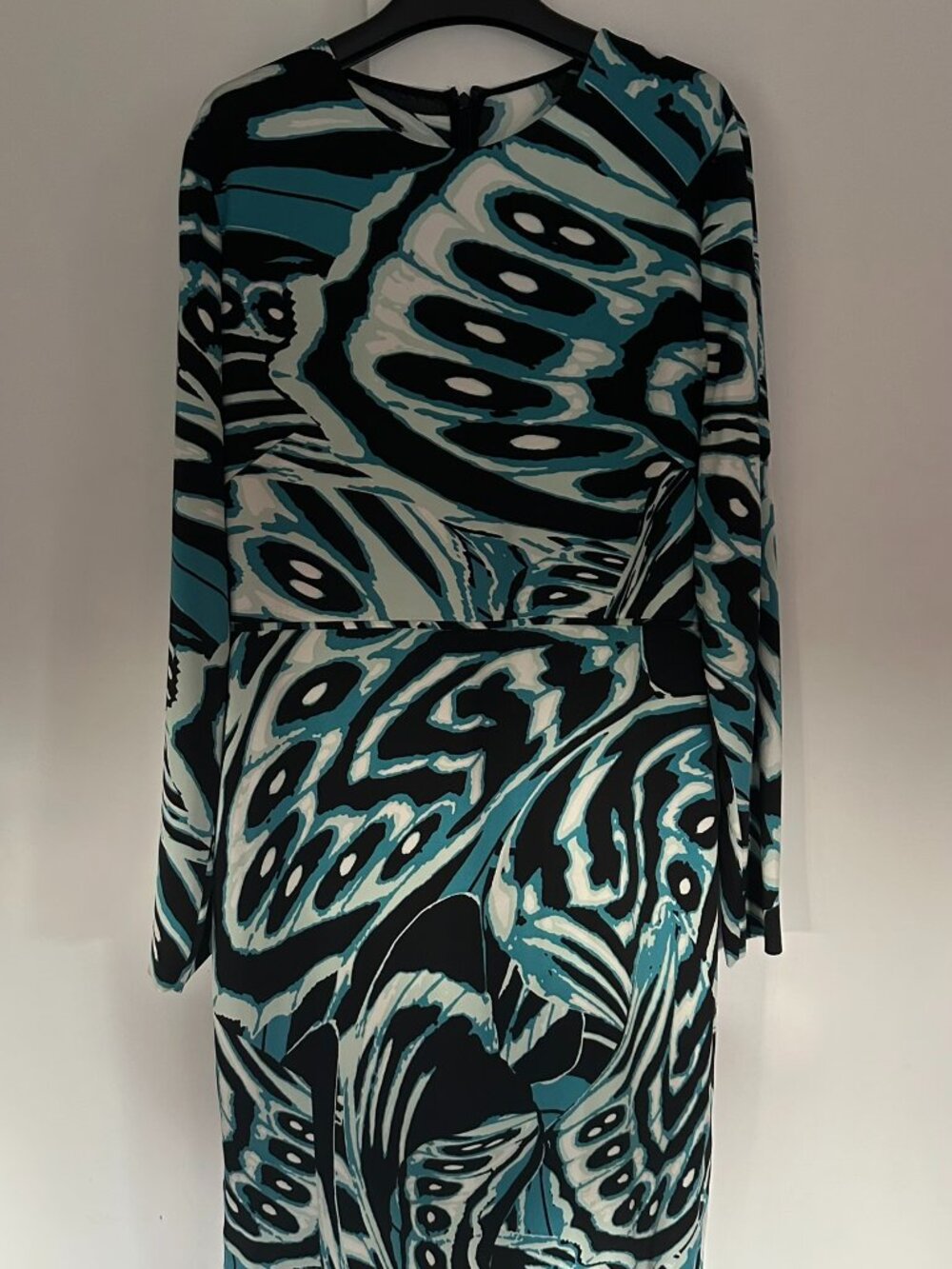 Diane Von Furstenberg butterfly print dress in size 12